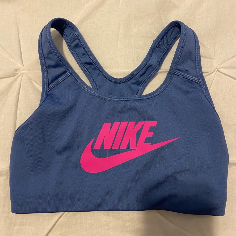 Blue Nike Sports Bra Size Small